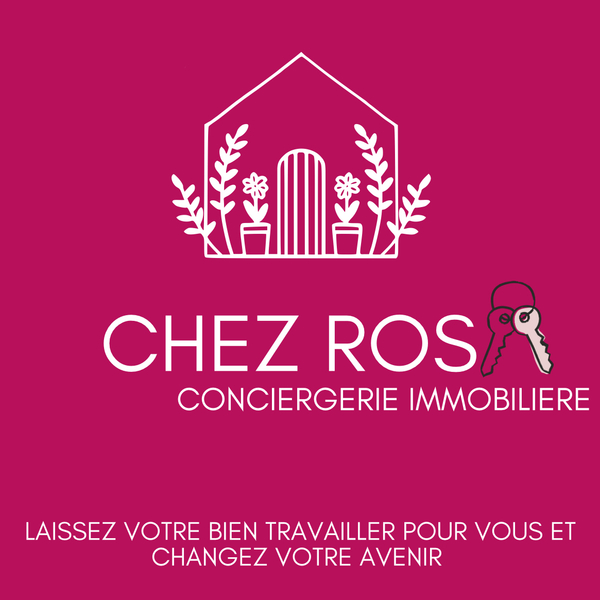 Logo Chez Rosa Conciergerie Logo Chez Rosa Conciergerie